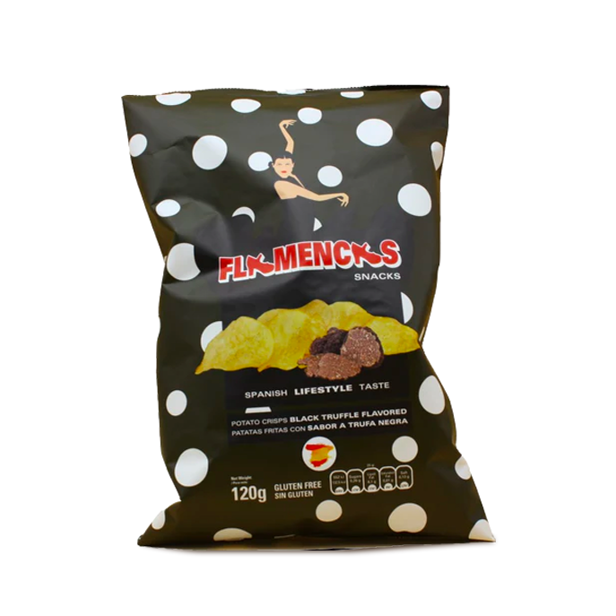 Flamencas Patatas Fritas Sabor Black Truffle 120g