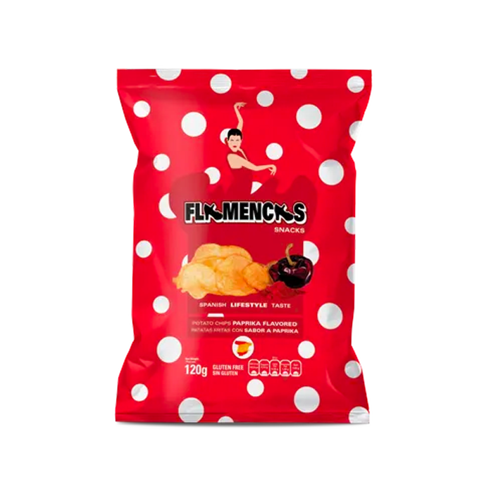 Flamencas Patatas Fritas Sabor Paprika 120g