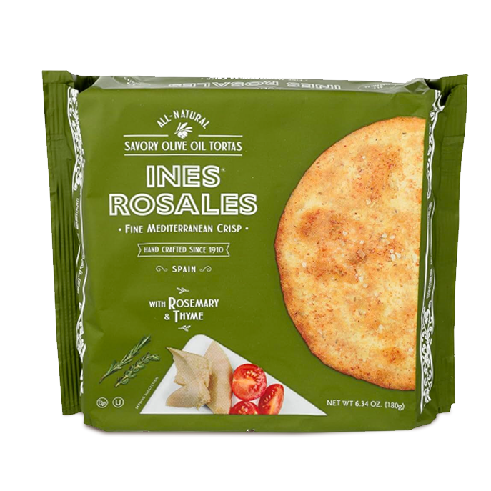 Ines Rosales Rosemary & Thyme Tortas 180g