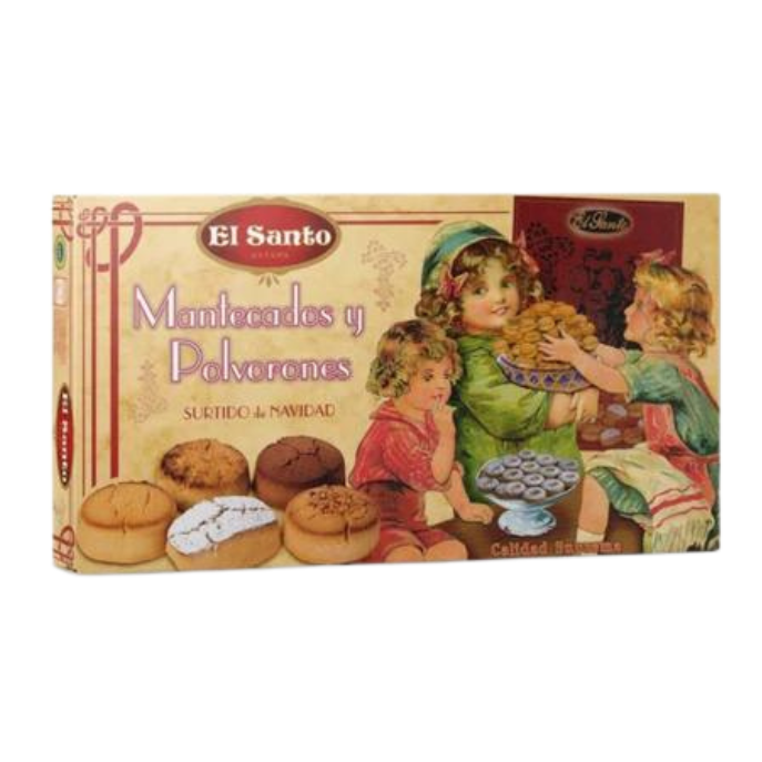 El Santo Assortment Mantecados y Polvorones with Manteca Spanish Cakes 1.4kg