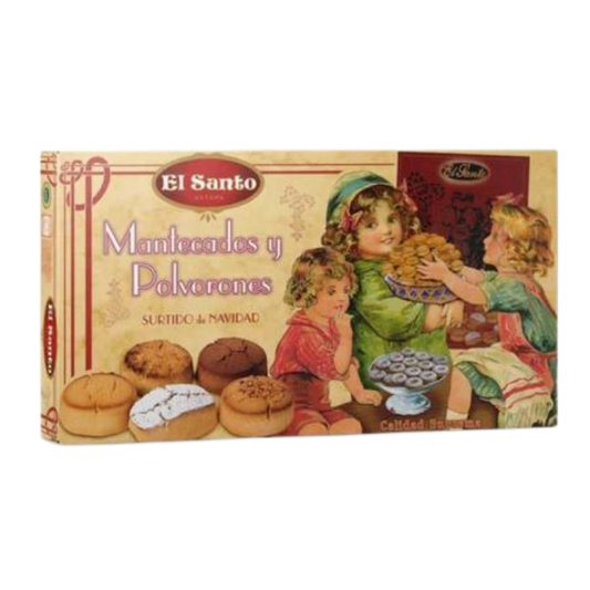 El Santo Assortment Mantecados y Polvorones with Manteca Spanish Cakes 1.4kg