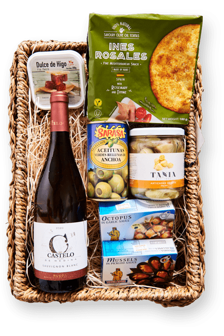 Wine and Tapas Hamper - Las Amantes