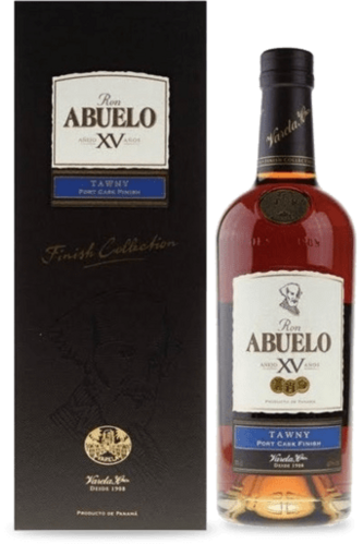 Ron Abuelo 15 Year Old Rum Tawny Cask Finish 700ml 40% dark blended molasses rum