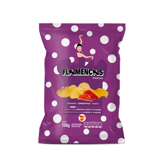 Flamencas Patatas Fritas Sabor Jamon 120g