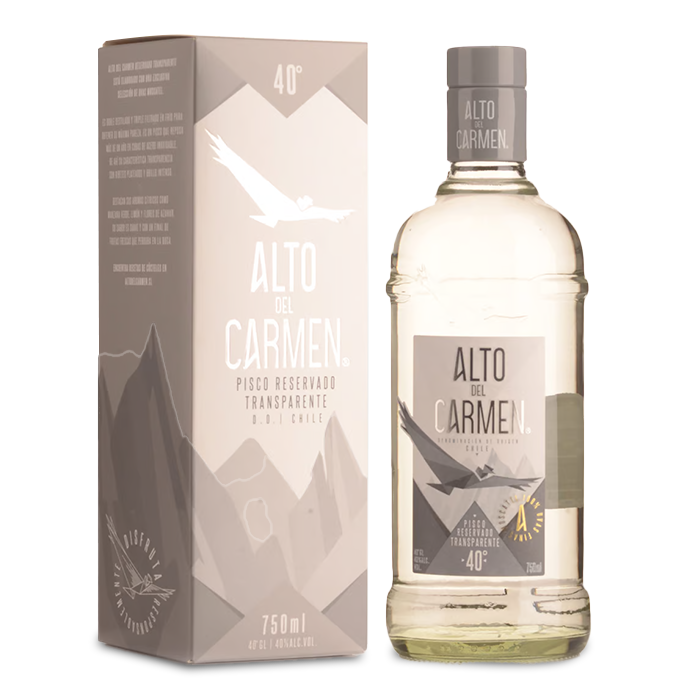 Pisco Alto del Carmen Reservado Transparente 750ml