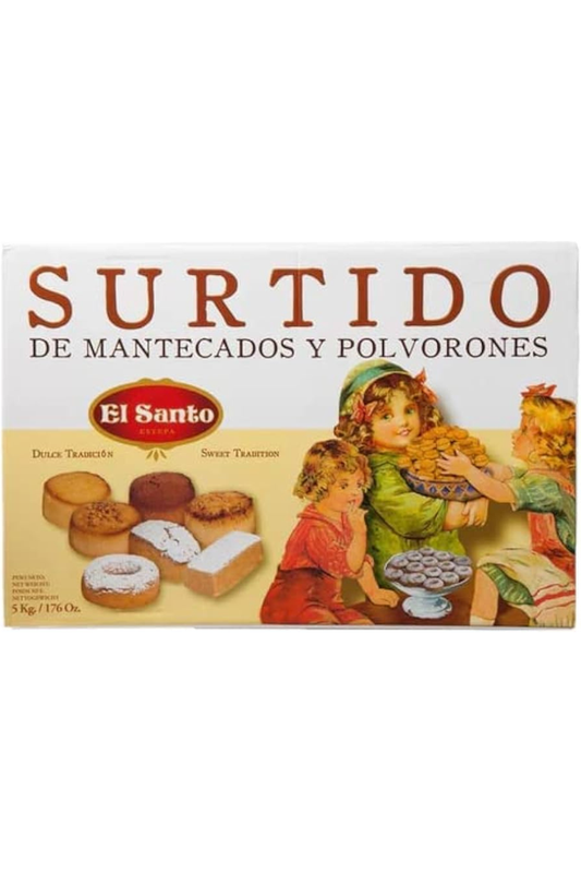 El Santo Assorted Mantecados y Polvorones with Manteca Spanish Cakes 2.1kg