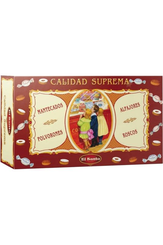 El Santo Polvorones with Manteca Spanish Cake Biscuits 5kg