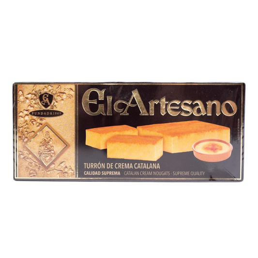 El Artesano Turron Crema Catalana 200g