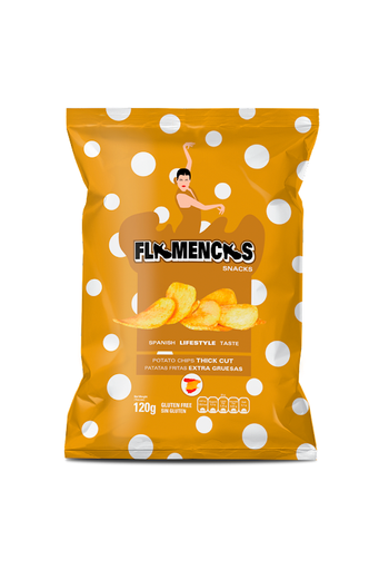 Flamencas Patatas Fritas Sabor Queso 120g