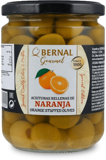 Bernal Olives Sabor Naranja 430g