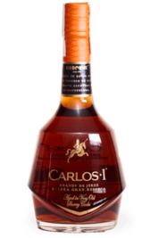 Carlos I Gran Reserva Brandy 40% 700 ml outside the box